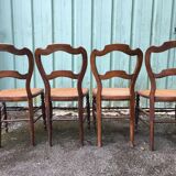Louis Philippe style beech chairs