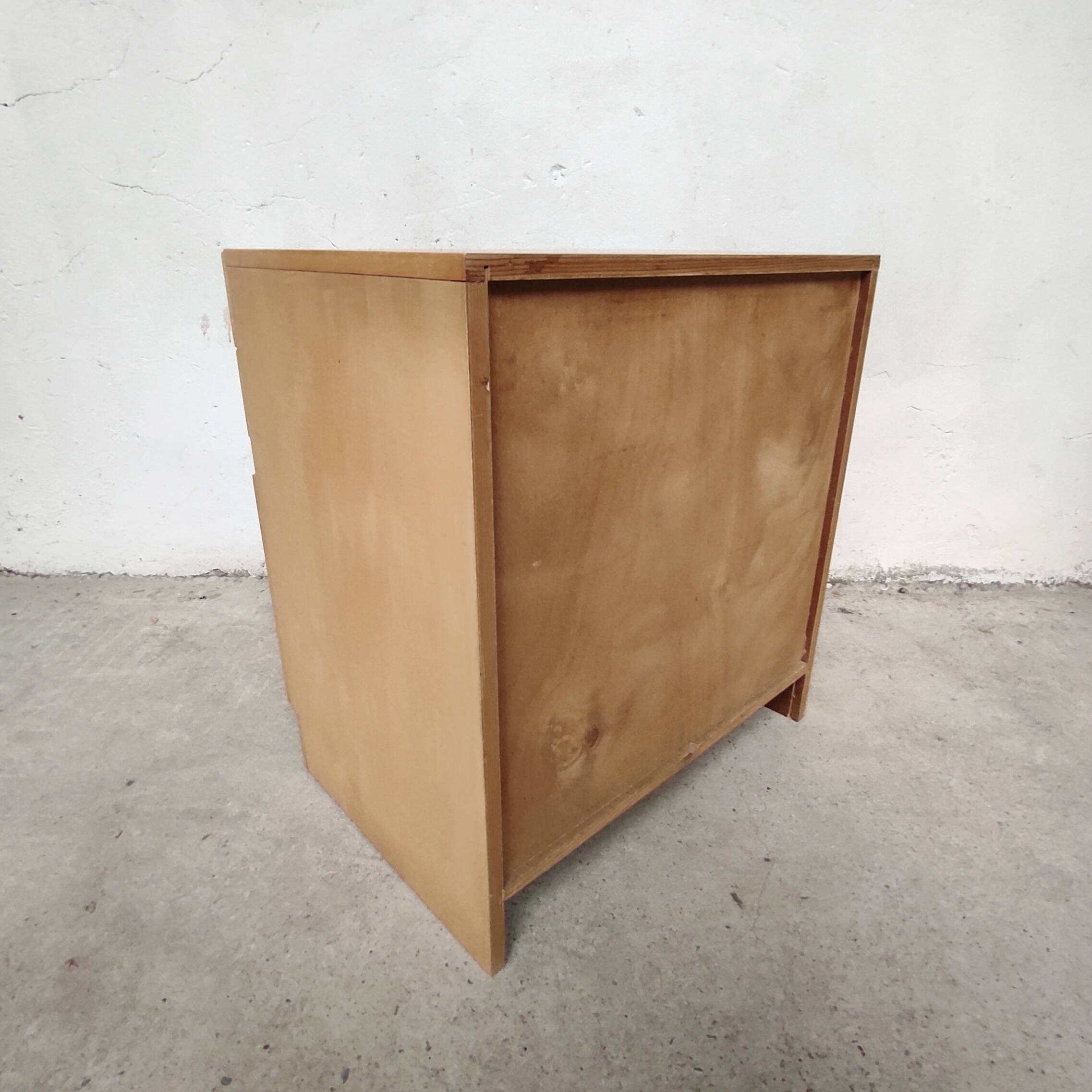 Pair of blond furniture, 1960