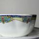 Old Luneville sauce boat, opaque porcelain with polychrome decoration.