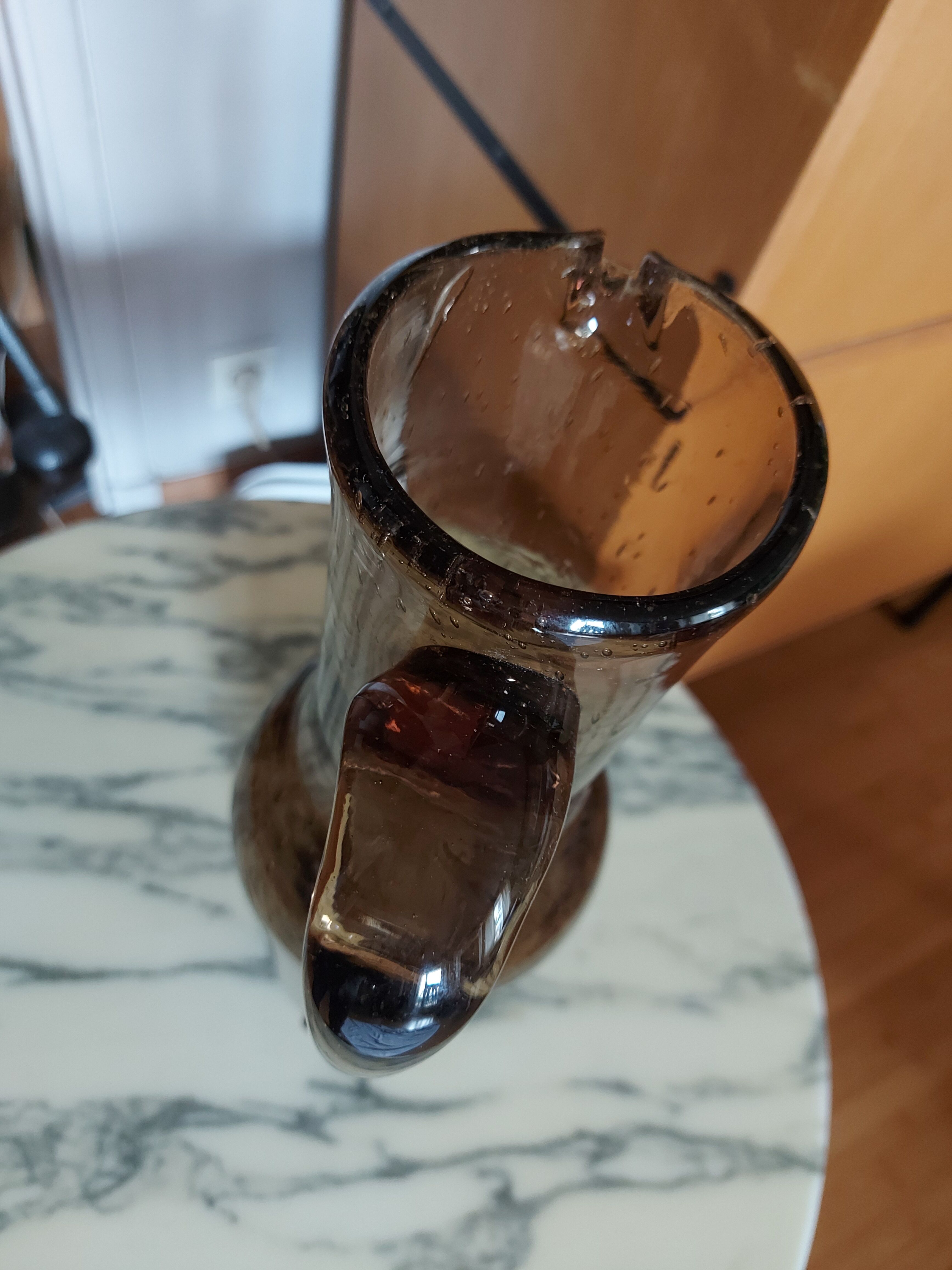 Pitcher, glassware from Bendor Var