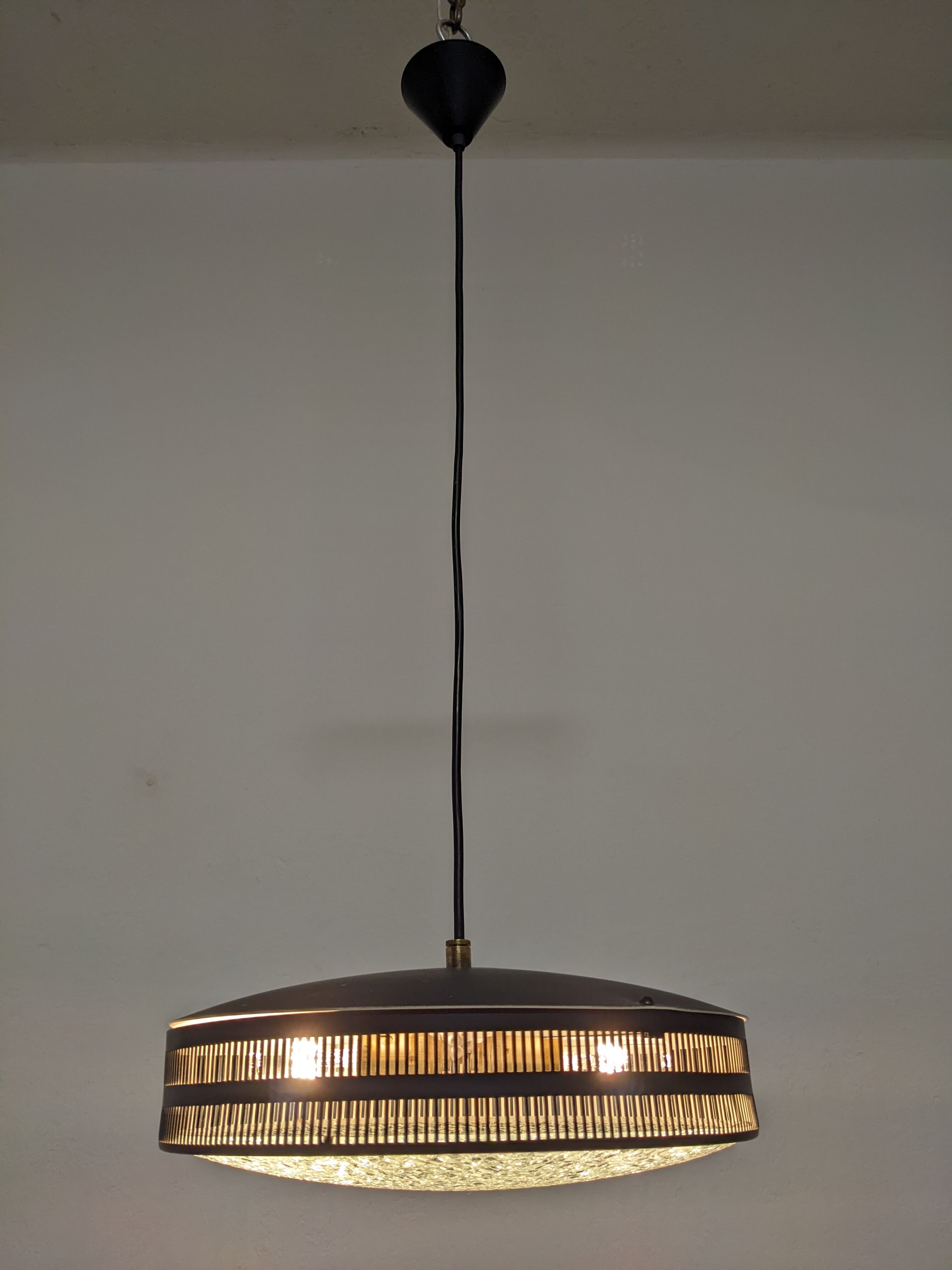 Modernist suspension from the 50s/60s