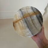 Antique grey onyx vase