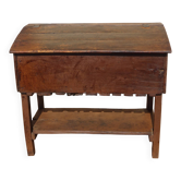 Antique draining chest in solid oak