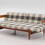 Swedish sofa bed, 1950s. Designed by IB KOFOD-LARSEN. manufactured by OPE Jönköping