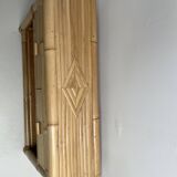 commode /console en bambou vintage