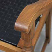 Chaises médiévales vintage en chêne, lot de 4