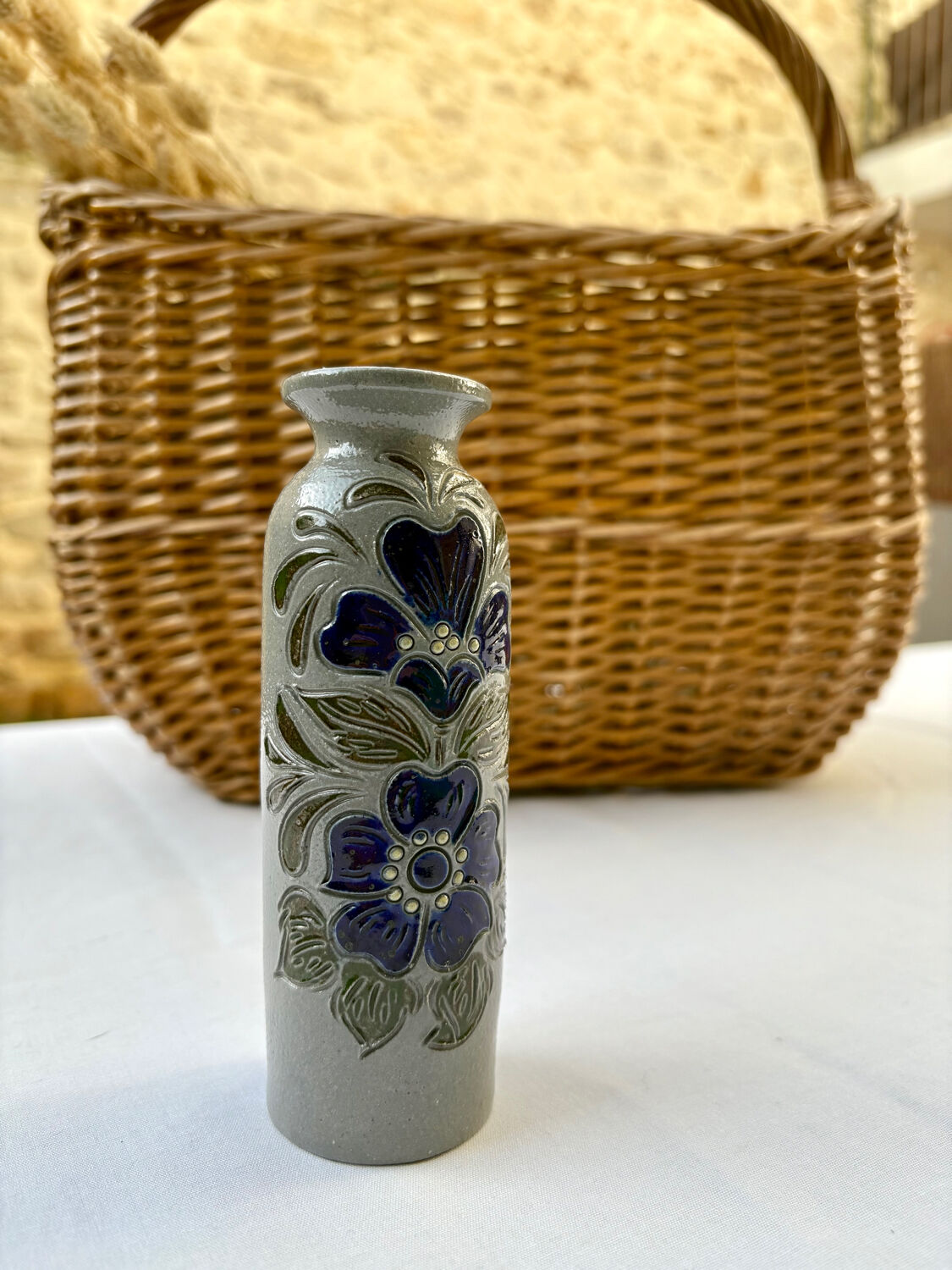 Alsace stoneware soliflore