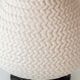 Coastal Table Lamp in Faux Wicker, Manises, Spain, 1960s, New Jute Shade
