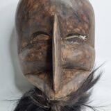 Dan Zoomorphic Gagon Mask, Ivory Coast, Liberia, 20th century, 26 x 22 cm