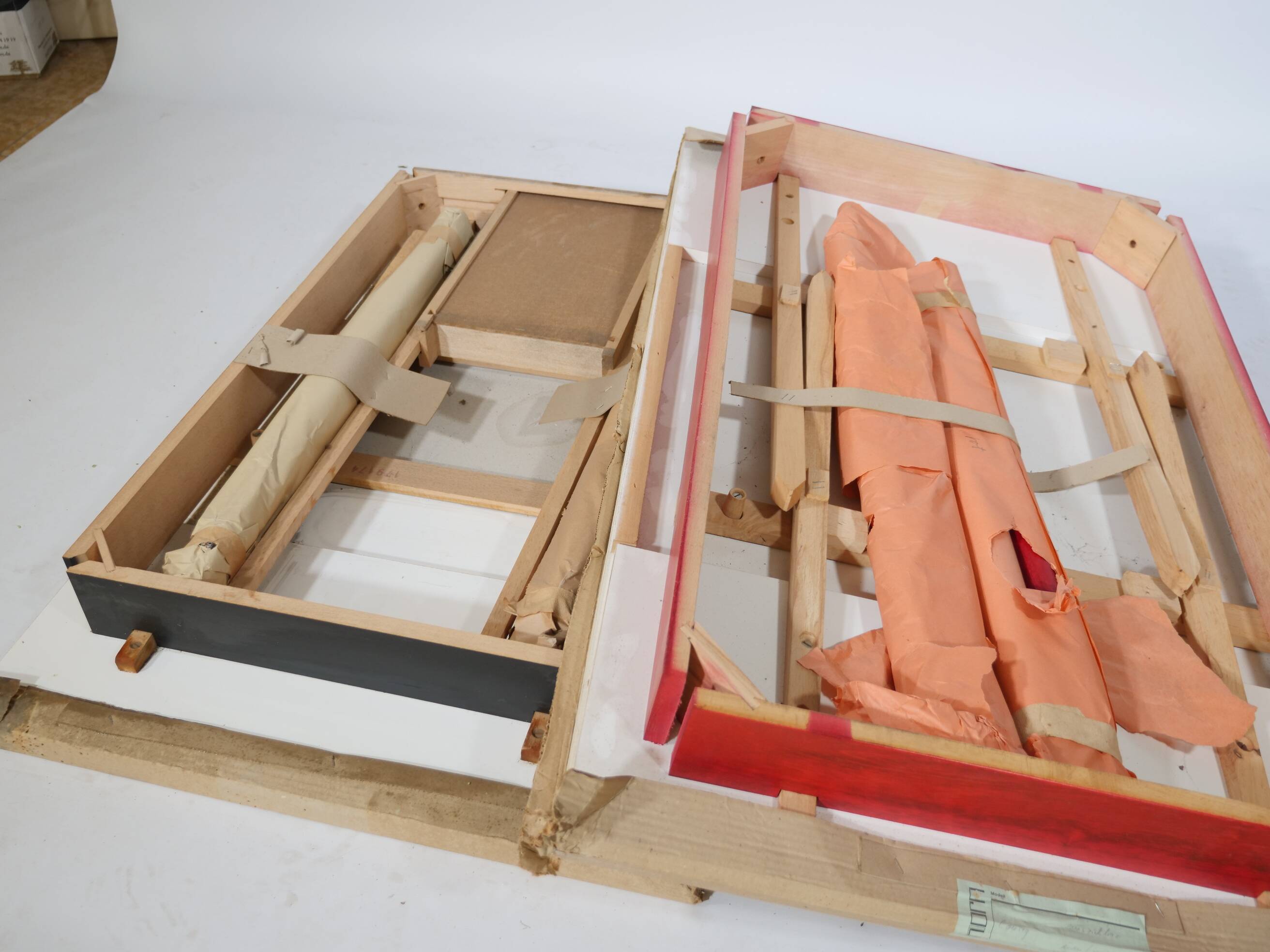 B&B Italy Wicker Chairs Table Colorful Mid-Century Design 60s 70s, Set of 5