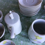 Coffee service 1960 S.F.P French porcelain company