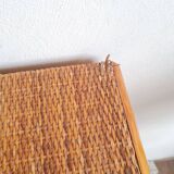 Vintage rattan chest of drawers circa 70s