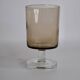 Set of 8 vintage Luminarc smoked stemmed glasses – 70s