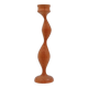 Wooden candle holder