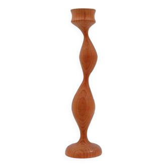 Wooden candle holder