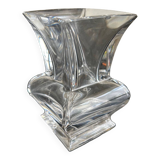 small crystal vase