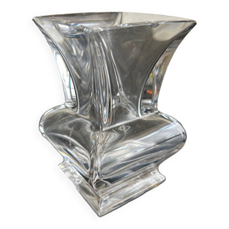 small crystal vase