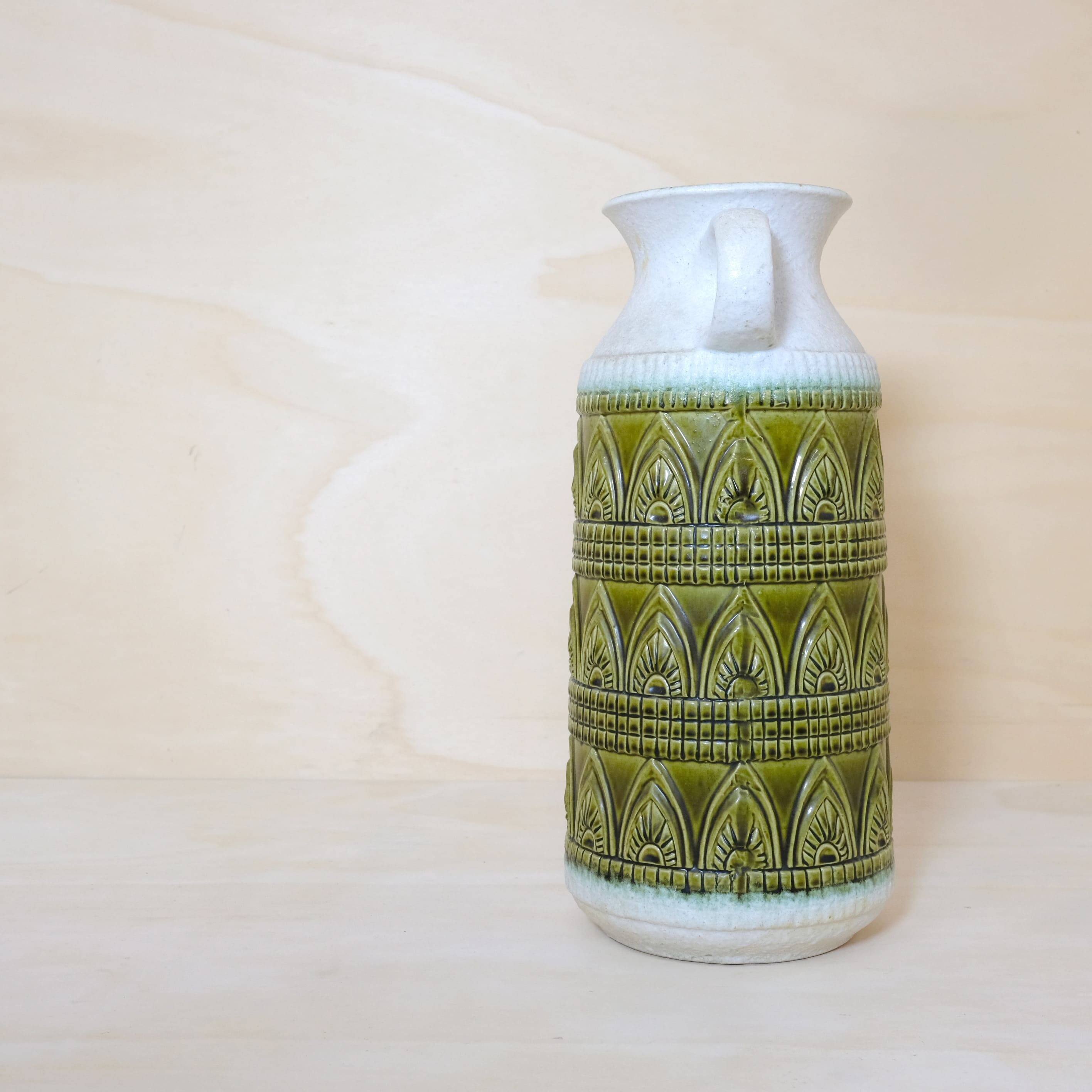 Large ceramic vase, German work from the 60s.