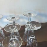 7 wine glasses Cerdagne Saint Louis