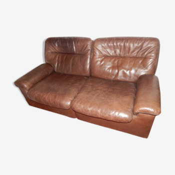 Cnapé cuir DS66 design De Sede années 70