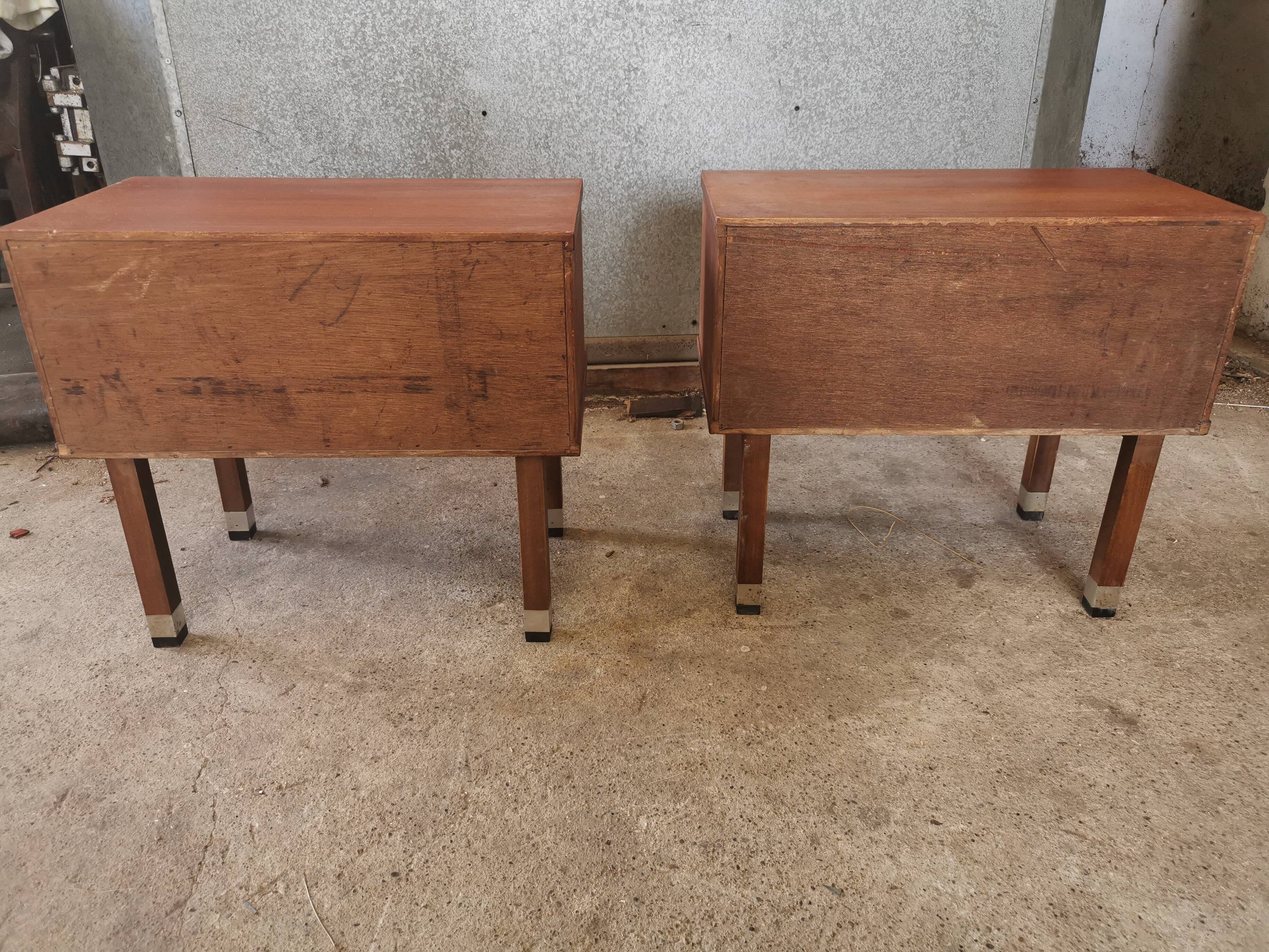 Paire de chevets vintage