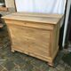 Commode  éclaircie  en merisier massif