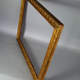 Old frame original gilded stucco wood 58x46 foliage 50x38 cm SB