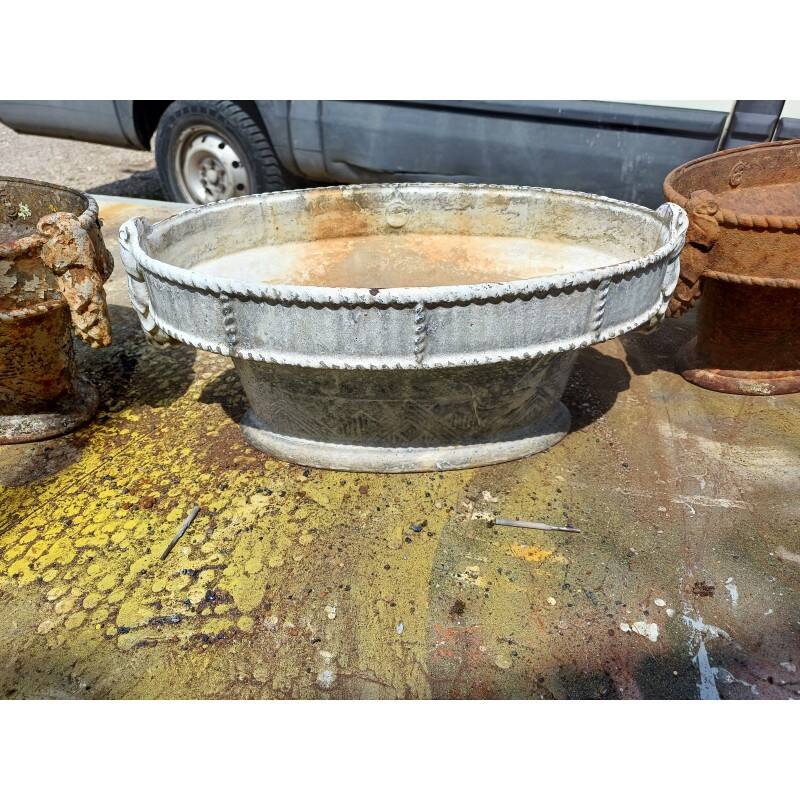 5 cast iron planters from 1900: Charleville - Mézières