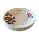 5 flat plates (floral pattern) mismatched: Badonviller (2+2) and a K&G Lunéville model Chantal