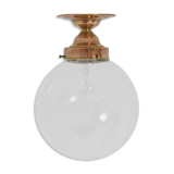 Art Deco brass Ceiling Light,1930's.