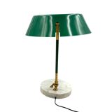 Mid-century green table lamp, Stilux Milano Italy, 1960s