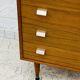 Commode vintage en teck 4 tiroirs années 60 style G-Plan