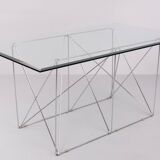 Max Sauze Dining Table With Foldable Base 1970s France