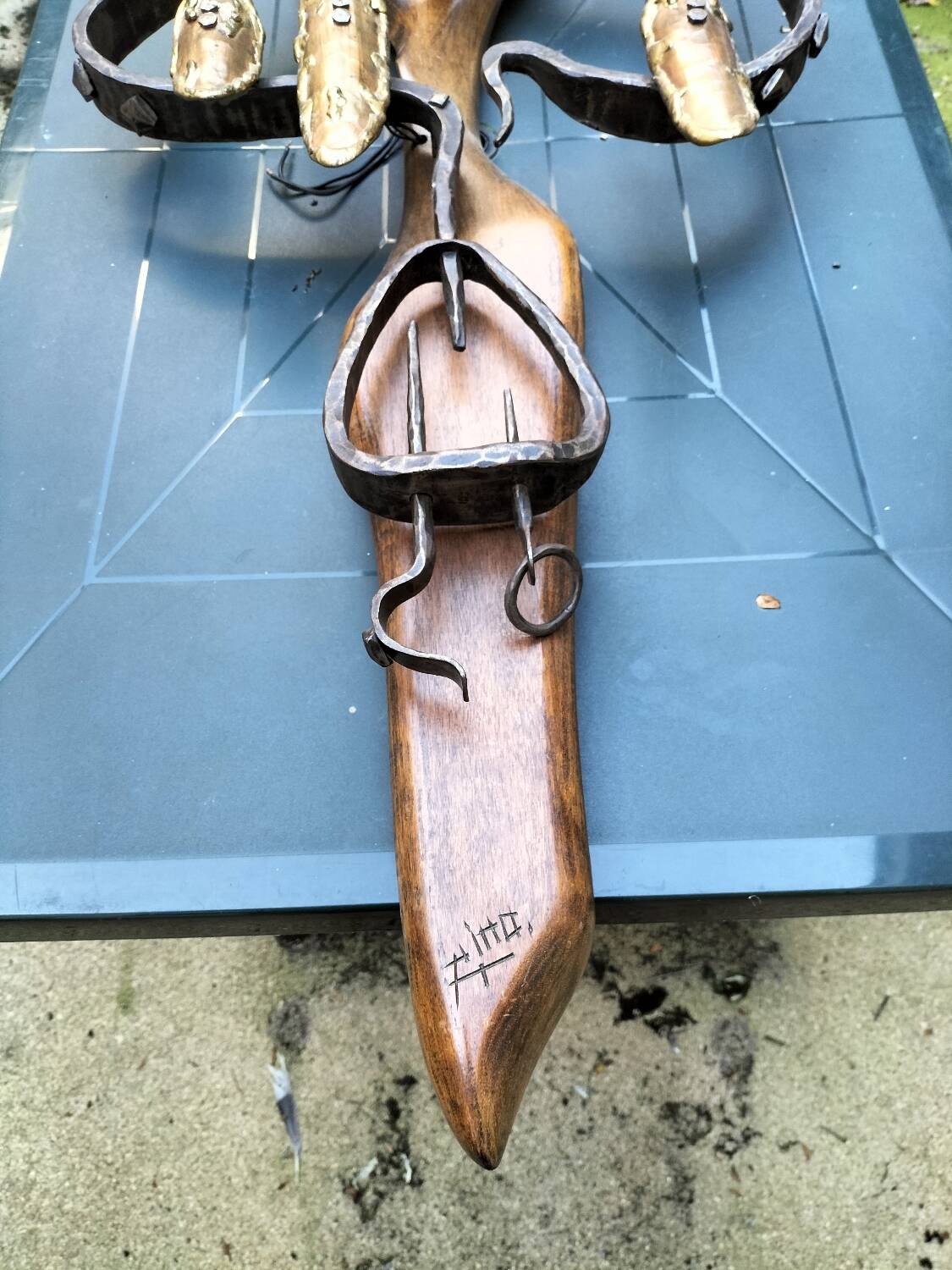 Large wall sconce, one-of-a-kind