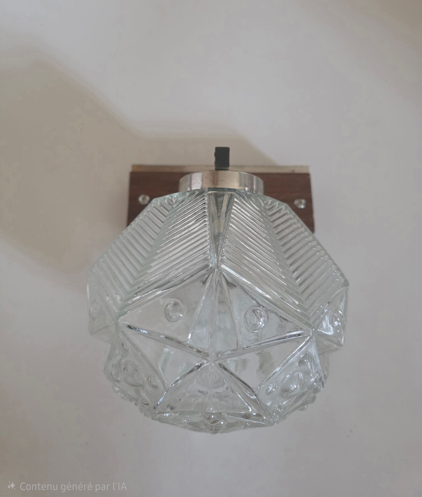 Vintage Space Age wall light