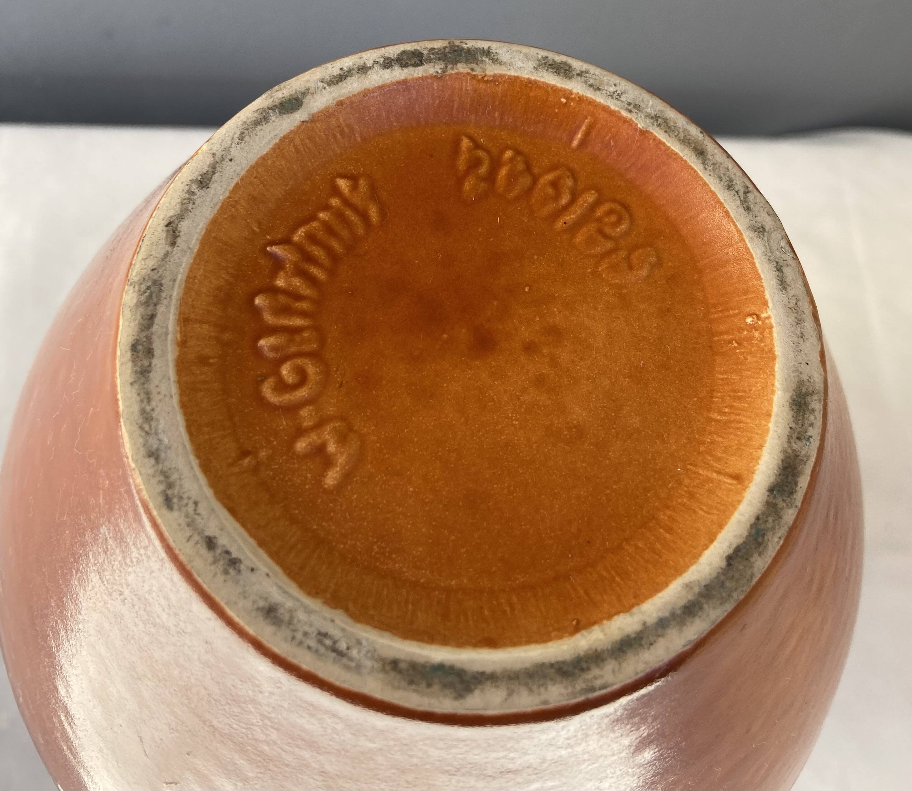 West German ceramic pitcher vase from the 1960s