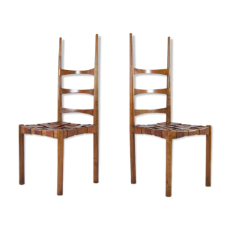 Pair of Jordi Villanova Billar Mediterranean Modern Chairs, Spain 60s