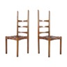 Paire de chaises Jordi Villanova Billar Mediterranean Modern Chairs, Espagne années 60