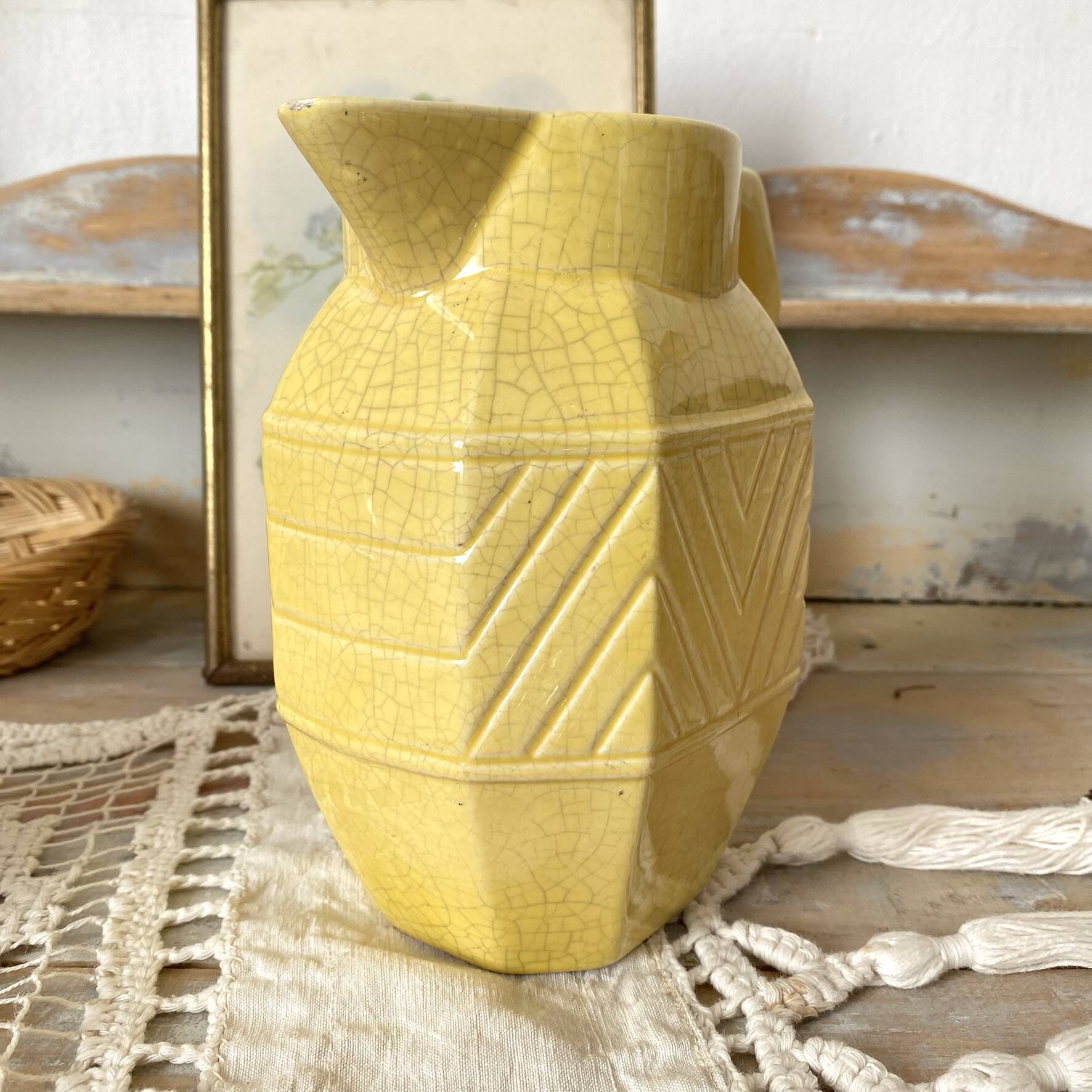 Antique Art Deco jug