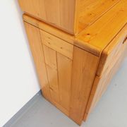 Charlotte Perriand Les Arcs vintage pine storage unit from the 60s 70s
