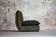 Vintage suede leather armchair, Italy, 1970s