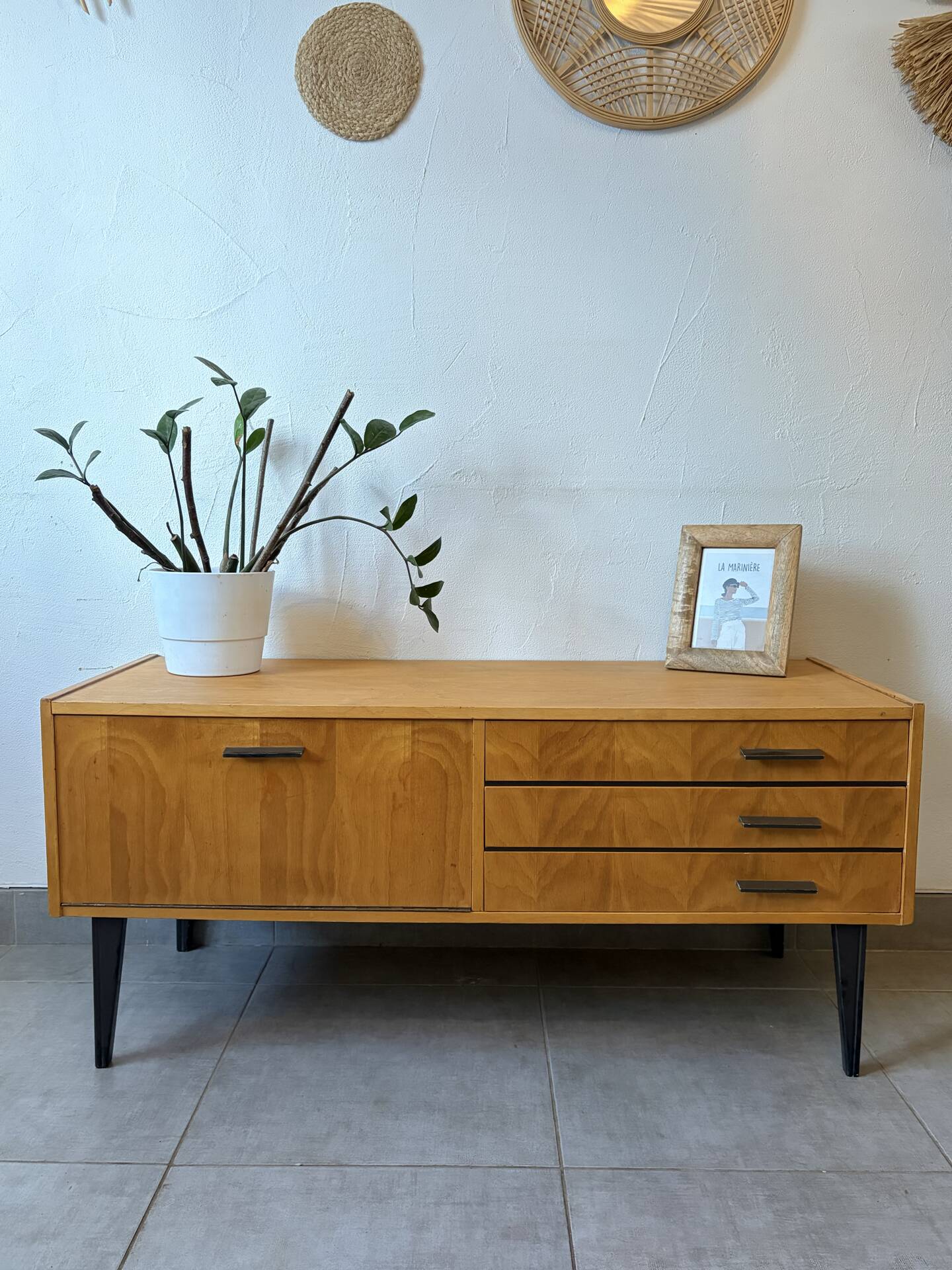 Enfilade vintage TV unit from the 1960s.