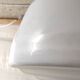 XXL industrial-style opaline globe ceiling light - mid-20th century