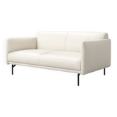 Boconcept berne beige leather sofa