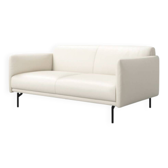 Boconcept berne beige leather sofa