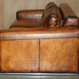 Fendi crocodile-embossed leather canapé, limited edition.