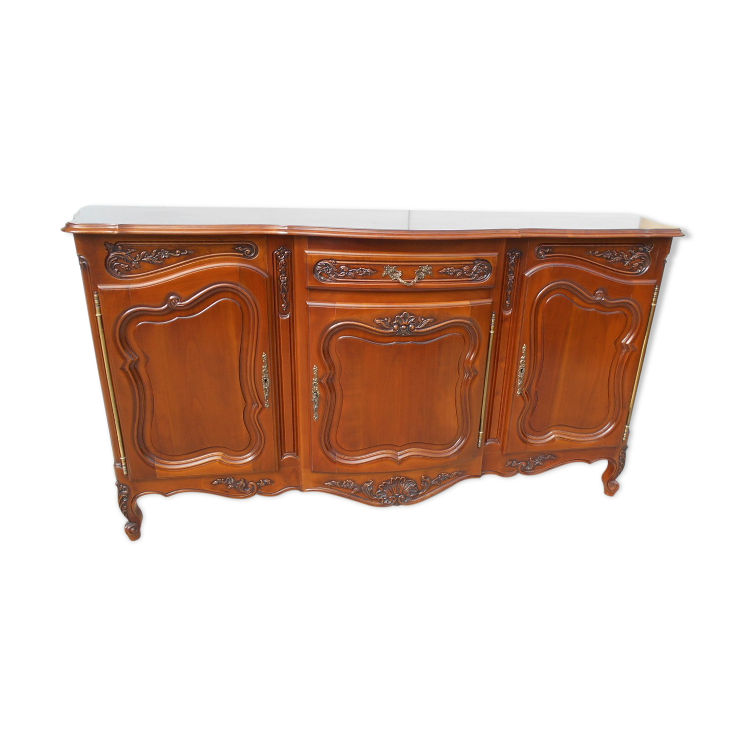 Enfilade in Provençal cherry tree, Louis XV style