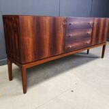 Enfilade en placage de palissandre, années 1960