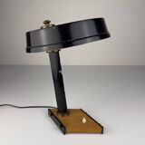 Vintage metal desk lamp attributed to Oscar Torlasco, Italy, 1950s.