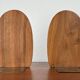 Mid-century Scandinavian wooden bookends, 1960s, set of 2.
